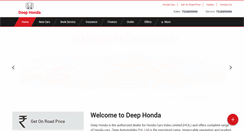 Desktop Screenshot of deephonda.com